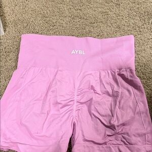 AYBL Women's Athletic Shorts in Light Pink